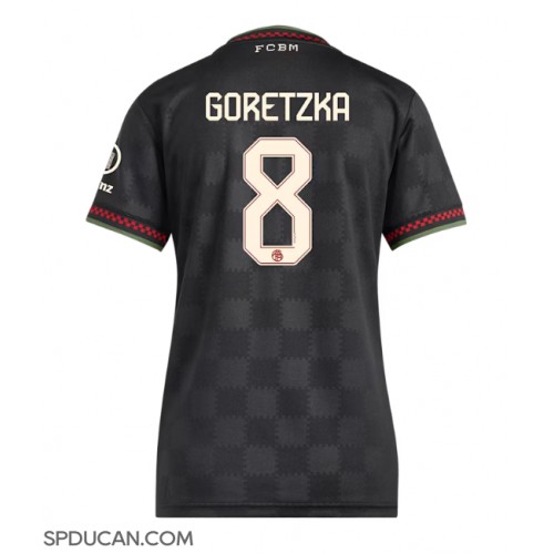 Zenski Nogometni Dres Bayern Munich Leon Goretzka #8 Rezervni 2025-26 Kratak Rukav